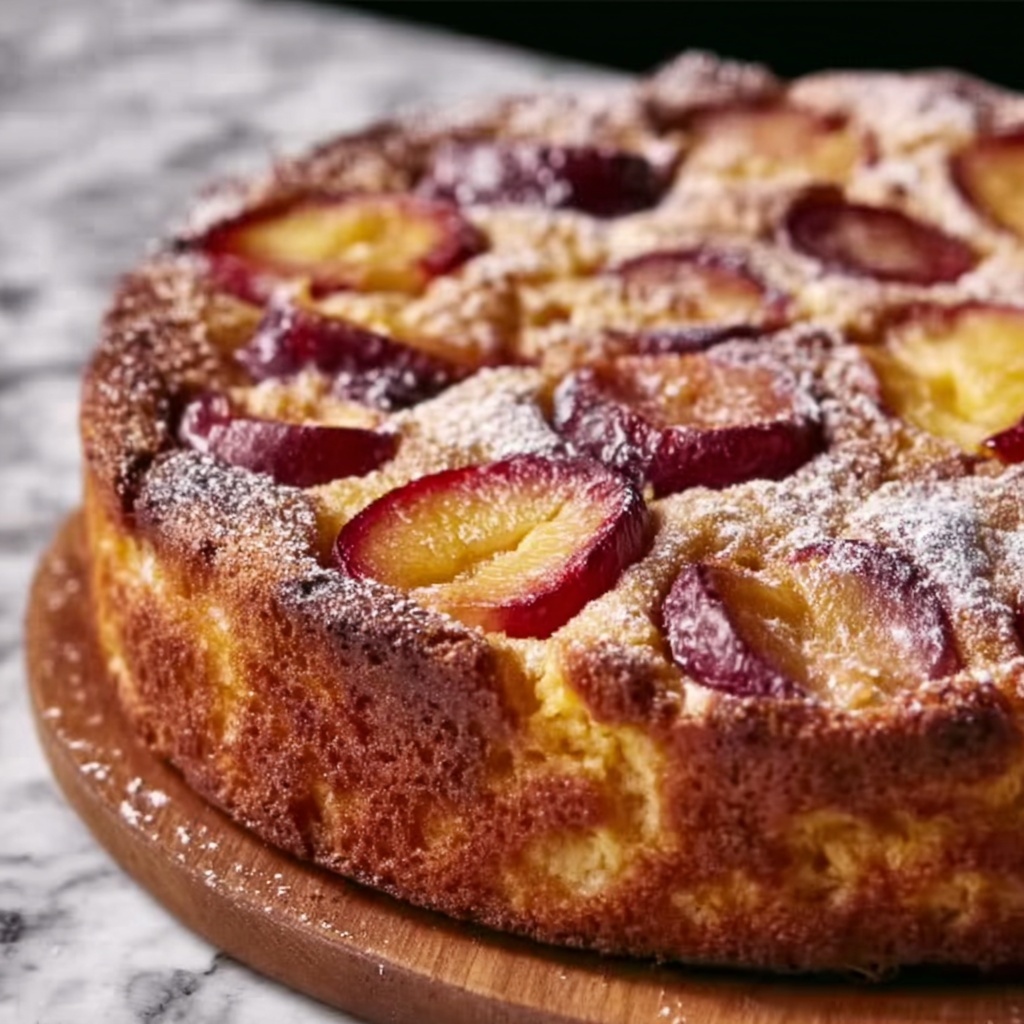 Zwetschgenkuchen (German Plum Cake) Recipe - Recipe Image