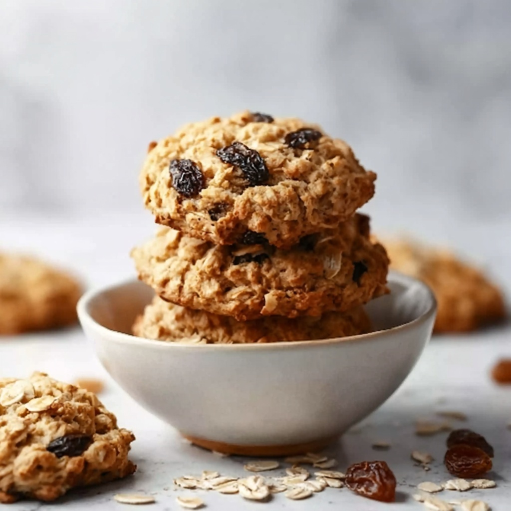 Chewy Oatmeal Raisin Cookies Recipe - Recipe Image