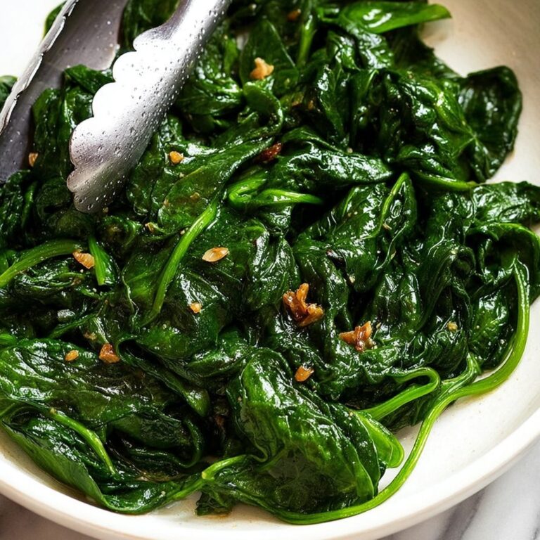 Sauteed Garlic Spinach Recipe