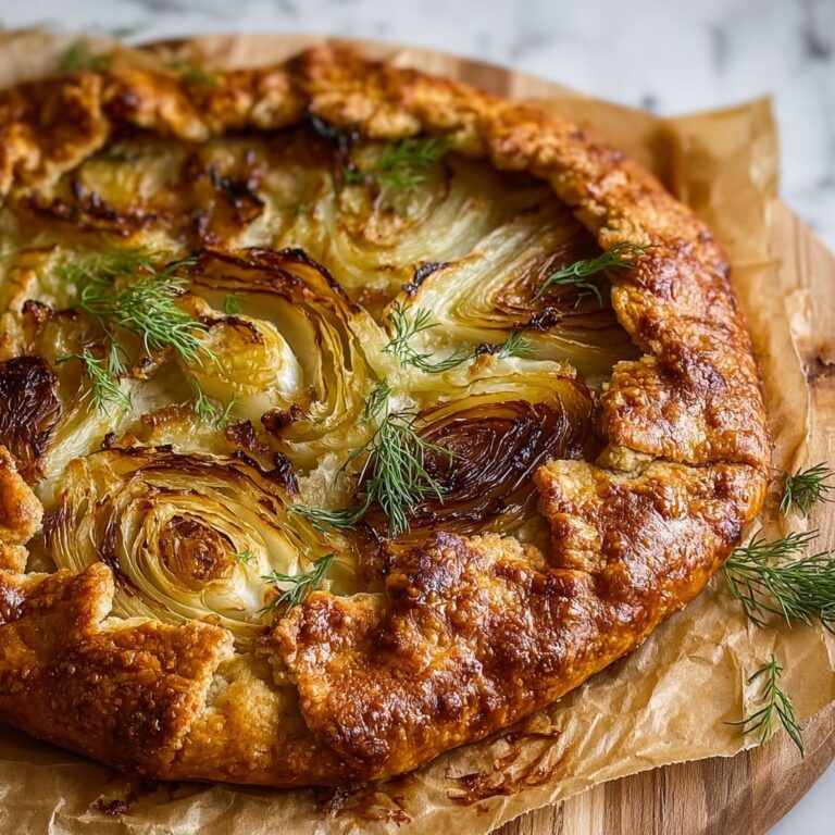 Caramelized Fennel and Leek Galette with Gruyère Recipe