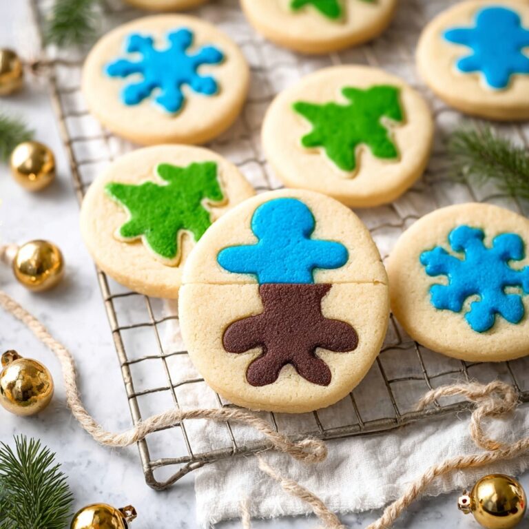Slice and Bake Colorful Christmas Cookies Recipe