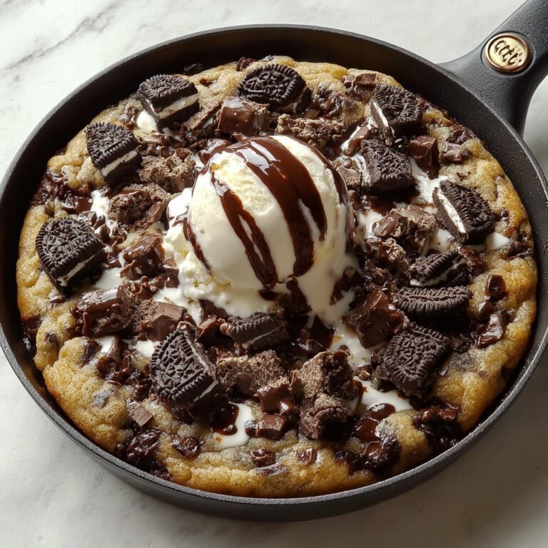 Cookies and Cream Skillet Cookie Recipe