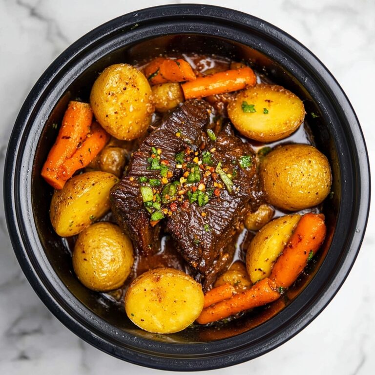 Crock Pot Roast with Potatoes and Carrots Recipe