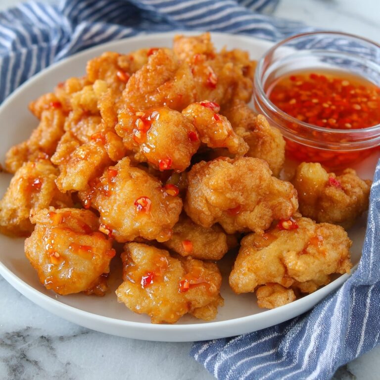 Popcorn Chicken with Sweet Chili Sauce Recipe