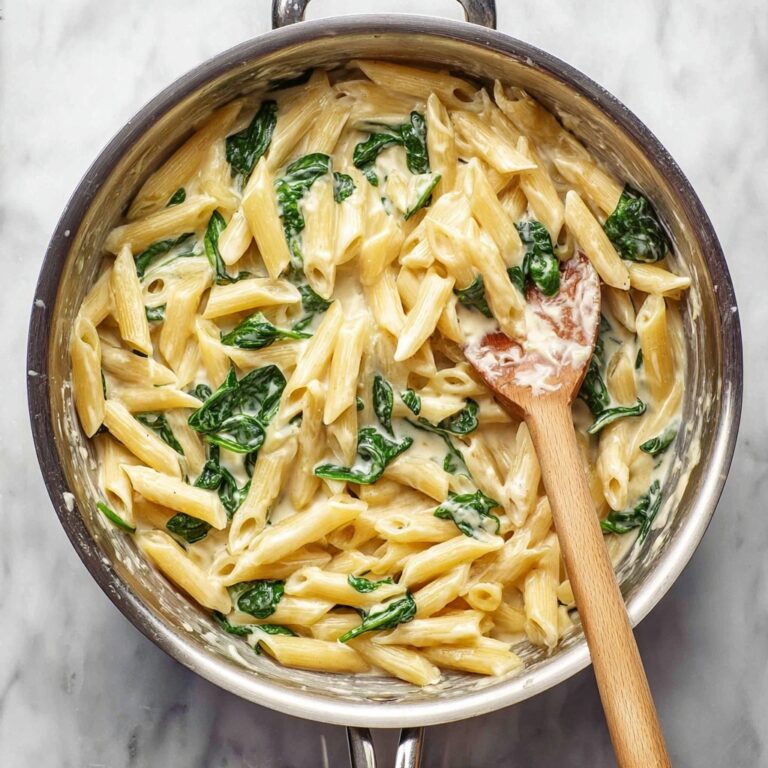 Spinach Alfredo Pasta Recipe
