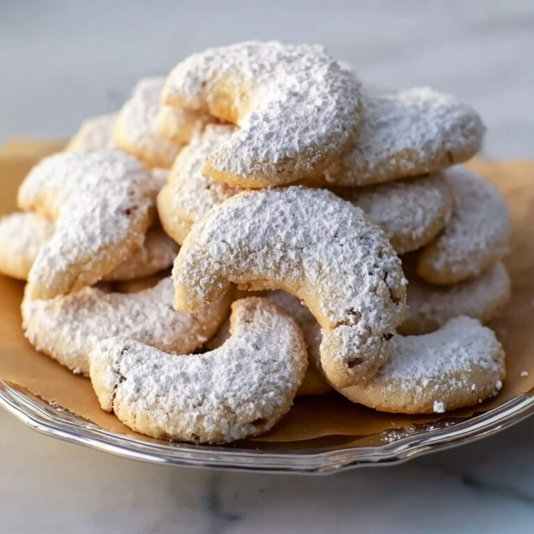 Almond Crescent Cookies Recipe