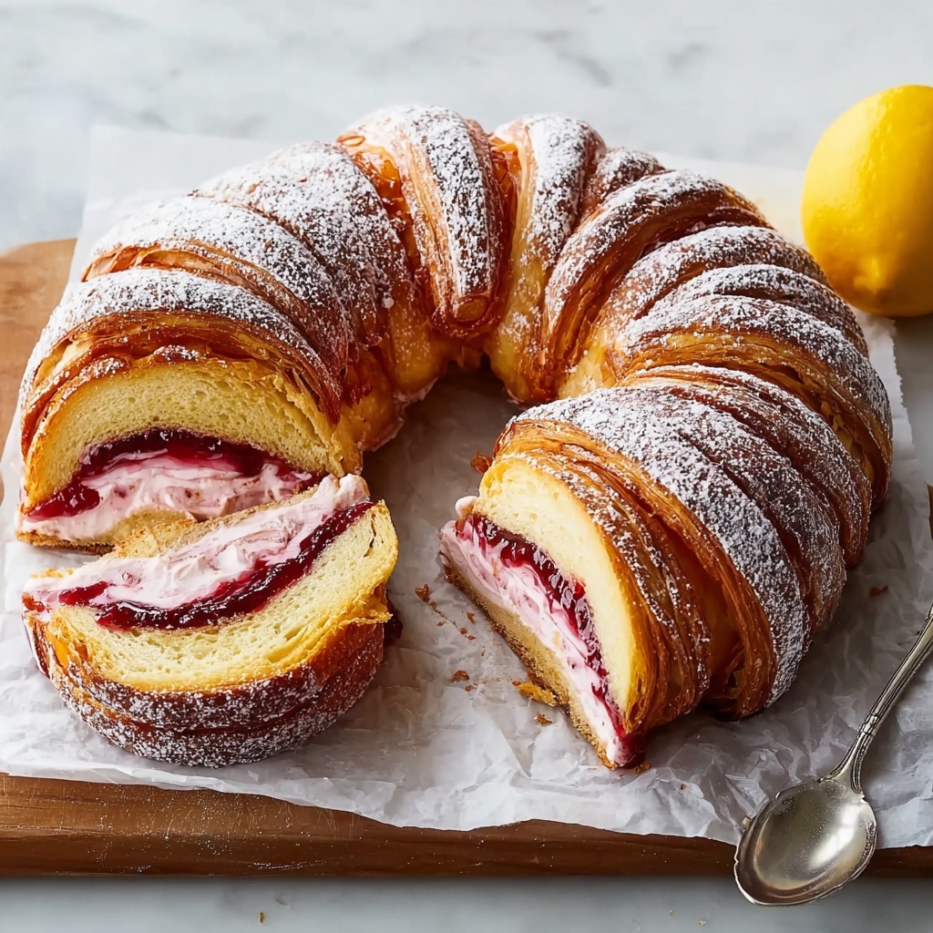 Lemon-Raspberry Danish with Mascarpone Filling Recipe - Recipe Image