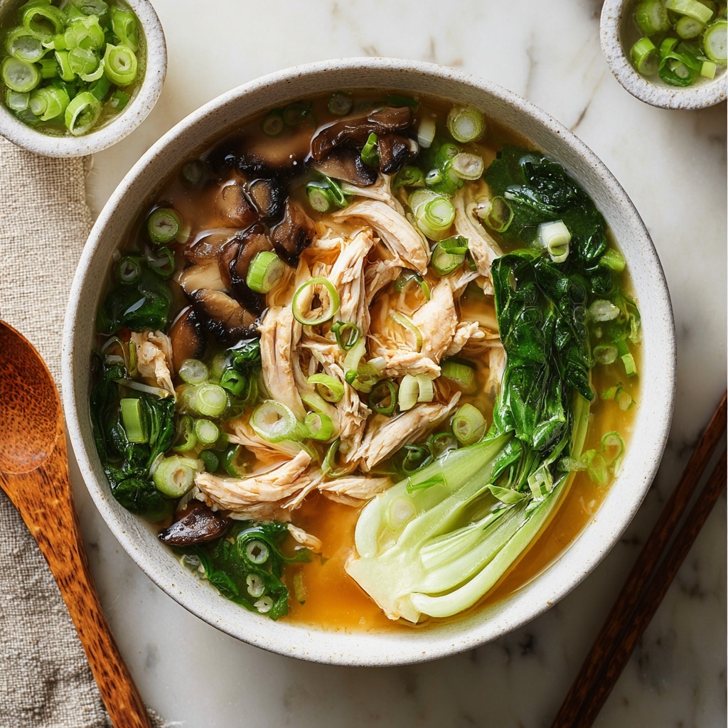 Bokchoy Chicken Soup Recipe - Recipe Image