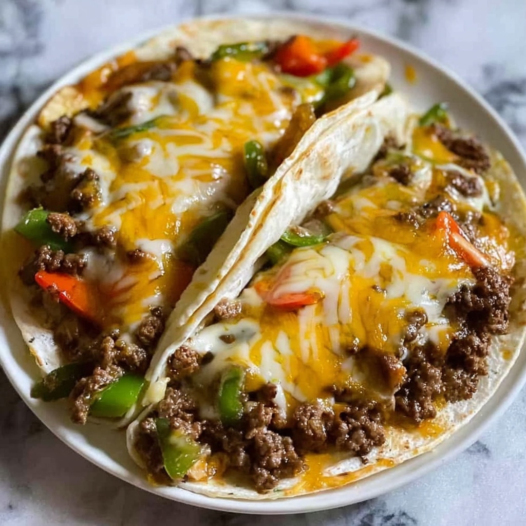 Philly Cheesesteak Quesadillas Recipe - Recipe Image