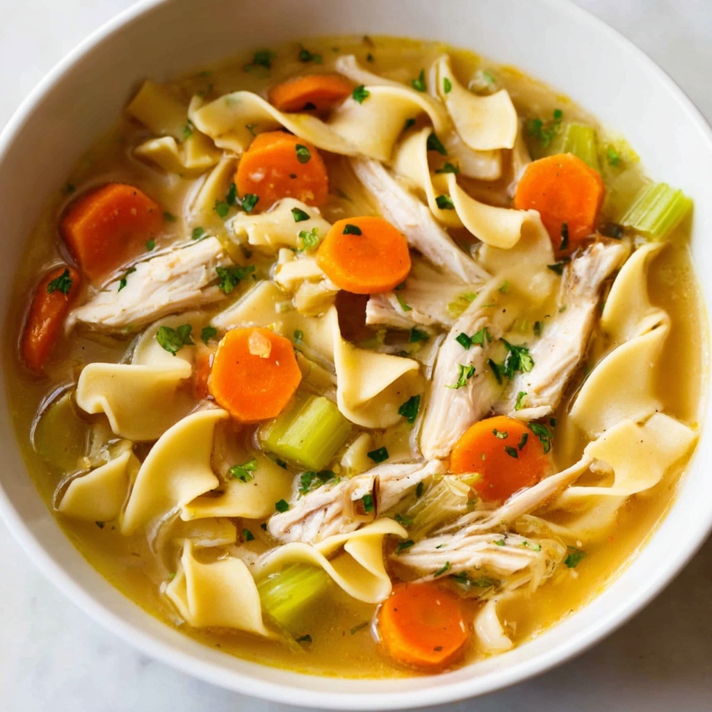 Comforting Chicken Noodle Soup Recipe - Recipe Image