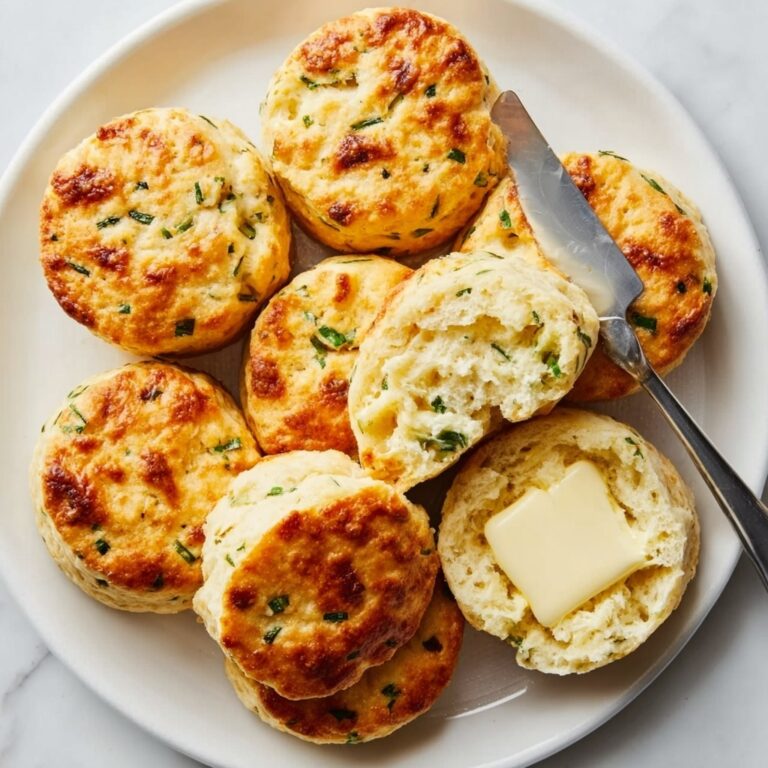 Onion Chive and Parmesan Biscuits Recipe