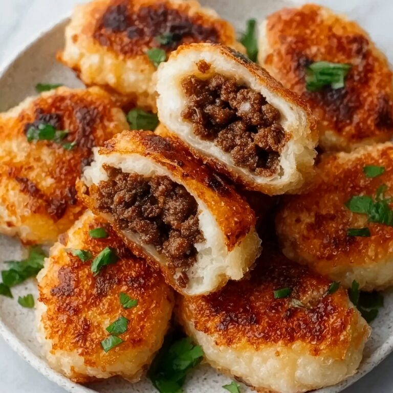 Spicy Garlic Beef Croquettes with Crispy Golden Crust Recipe