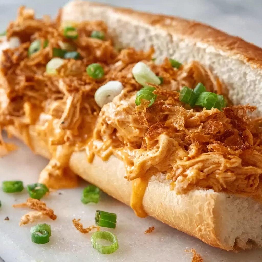 Buffalo Chicken Cheesesteak Recipe - Recipe Image
