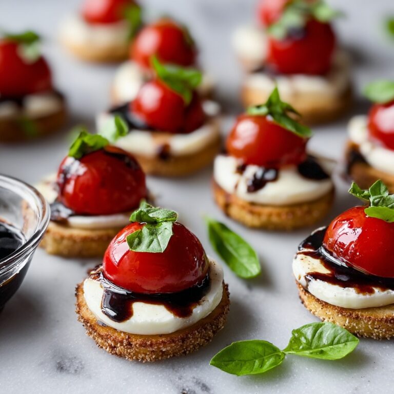 Caprese Salad Bites with Balsamic Reduction Recipe