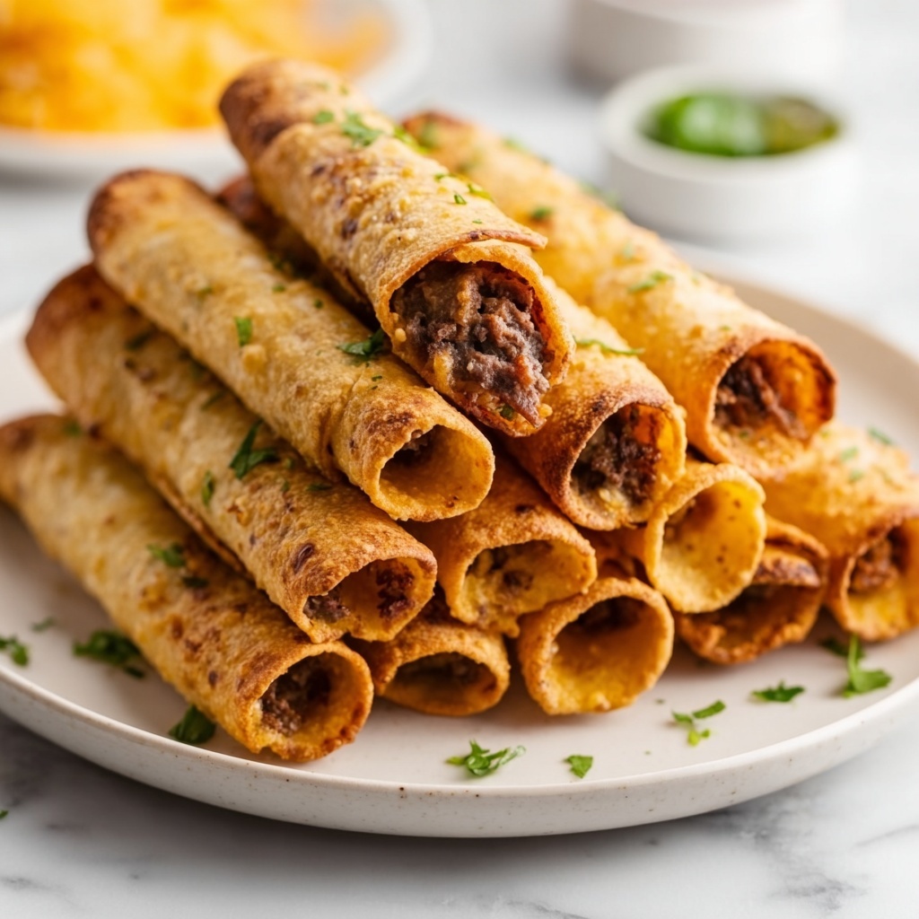 Chipotle Chicken Flautas Recipe - Recipe Image