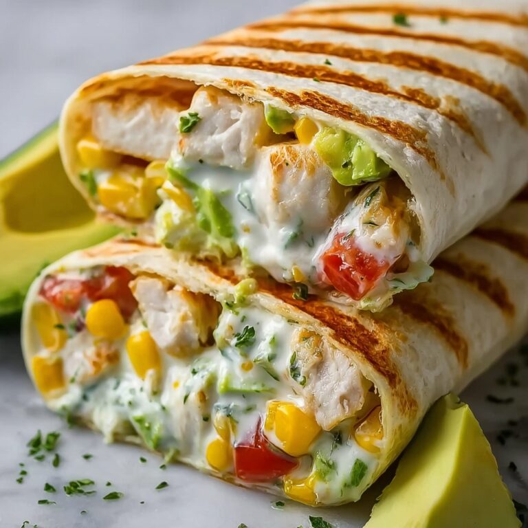 Chicken Ranch Avocado Burrito Recipe