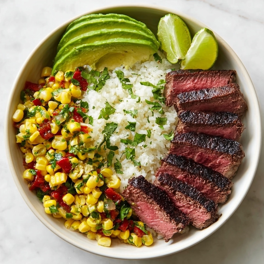 Cilantro Lime Steak Bowls Recipe - Recipe Image