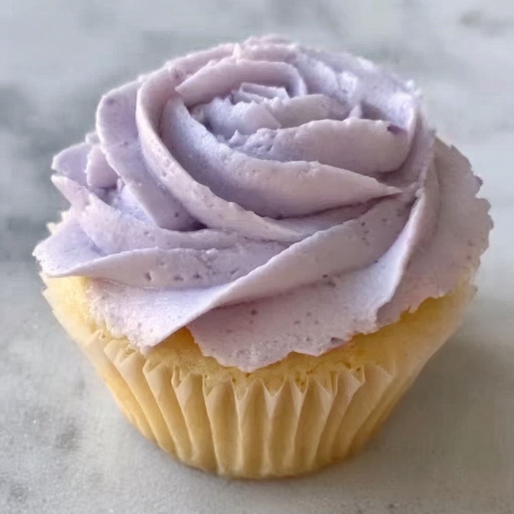 Lavender Buttercream Frosting Recipe - Recipe Image