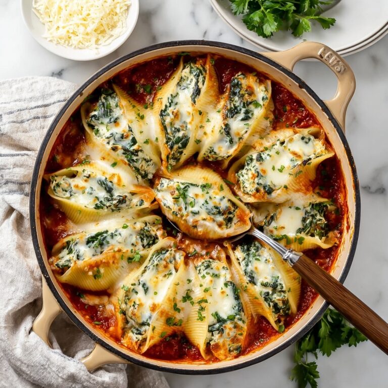 Stuffed Shells with Ricotta and Marinara Recipe