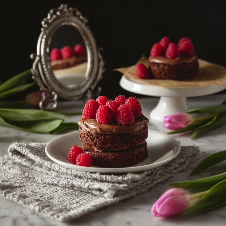 Mini Chocolate Raspberry Cakes Recipe