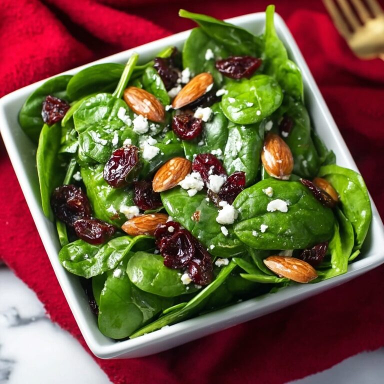 Delicious Christmas Cranberry Spinach Salad Recipe