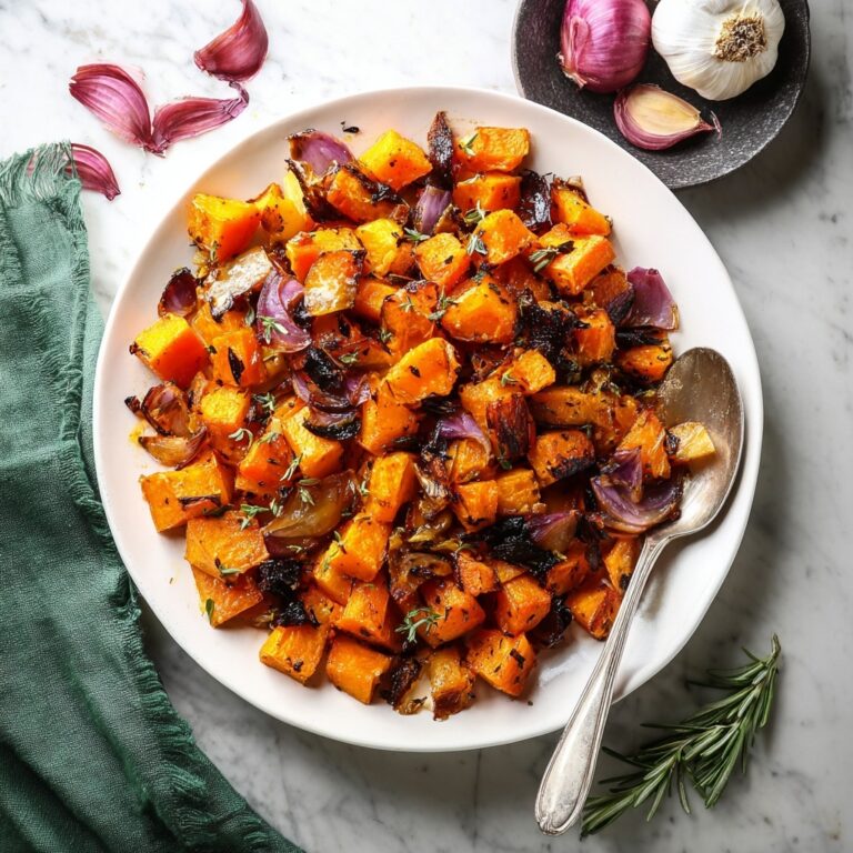 Roasted Butternut Squash and Sweet Potatoes with Rosemary Recipe