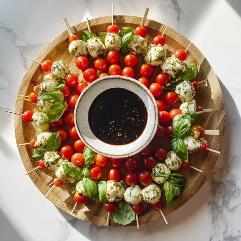 Bright & Festive Christmas Caprese Wreath: Holiday Appetizer Recipe