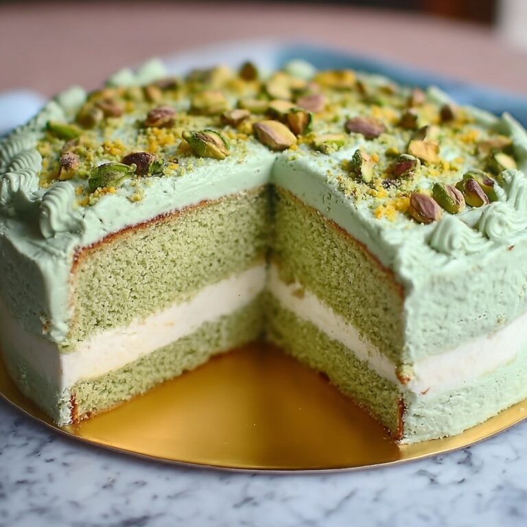 Tropical Pistachio Bliss Cake Recipe