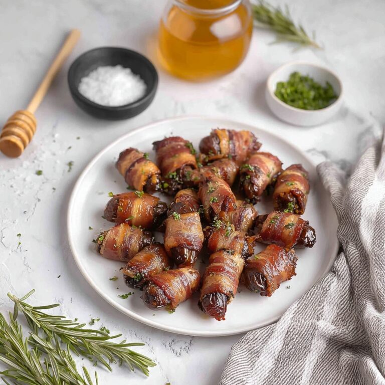 Bacon Wrapped Dates with Goat Cheese Recipe