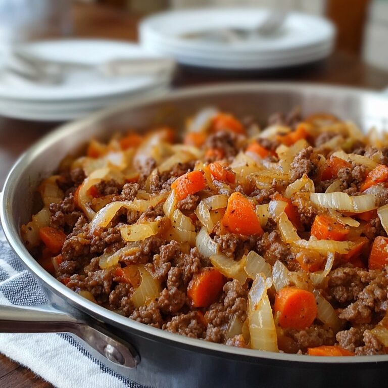 Cabbage and Ground Beef Skillet – Quick and Satisfying Dinner Recipe