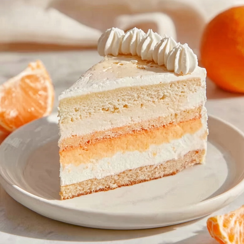 No Bake Orange Creamsicle Cheesecake Recipe - Recipe Image