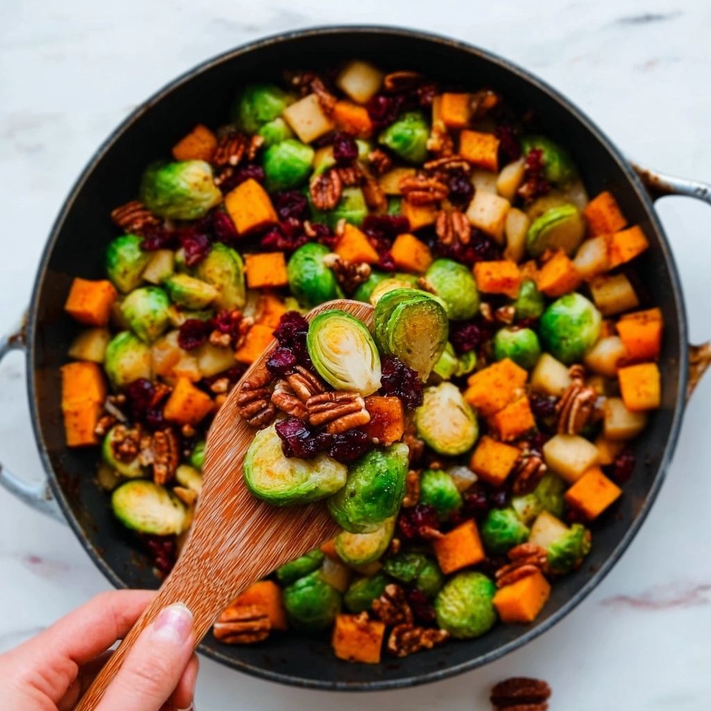 Harvest Chicken and Veggie Skillet with Cranberries and Pecans Recipe - Recipe Image