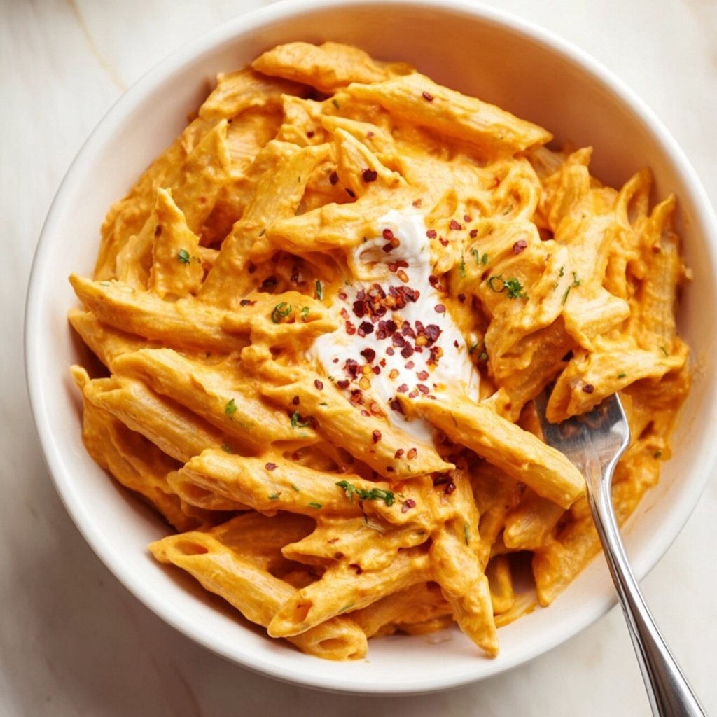 Creamy Vodka Penne Pasta Recipe - Recipe Image