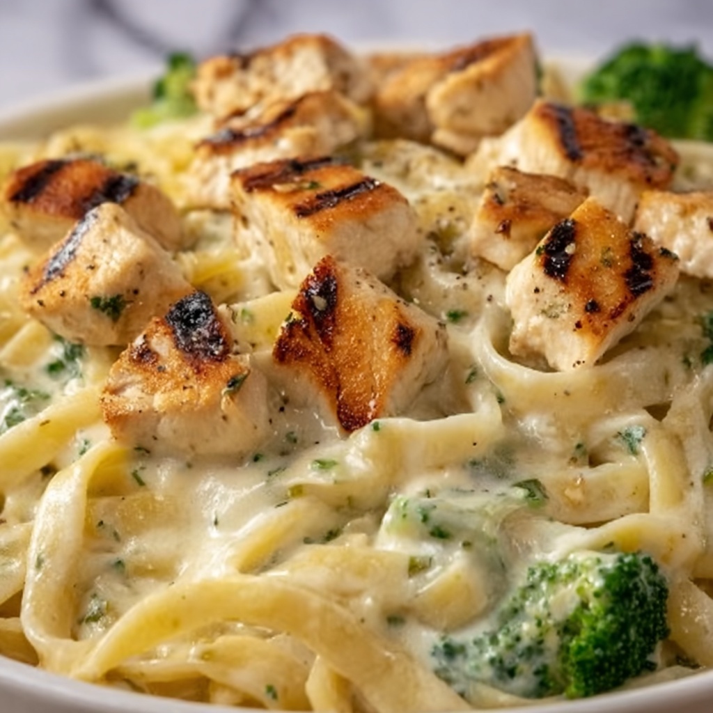 Creamy Parmesan Chicken Pasta Recipe - Recipe Image