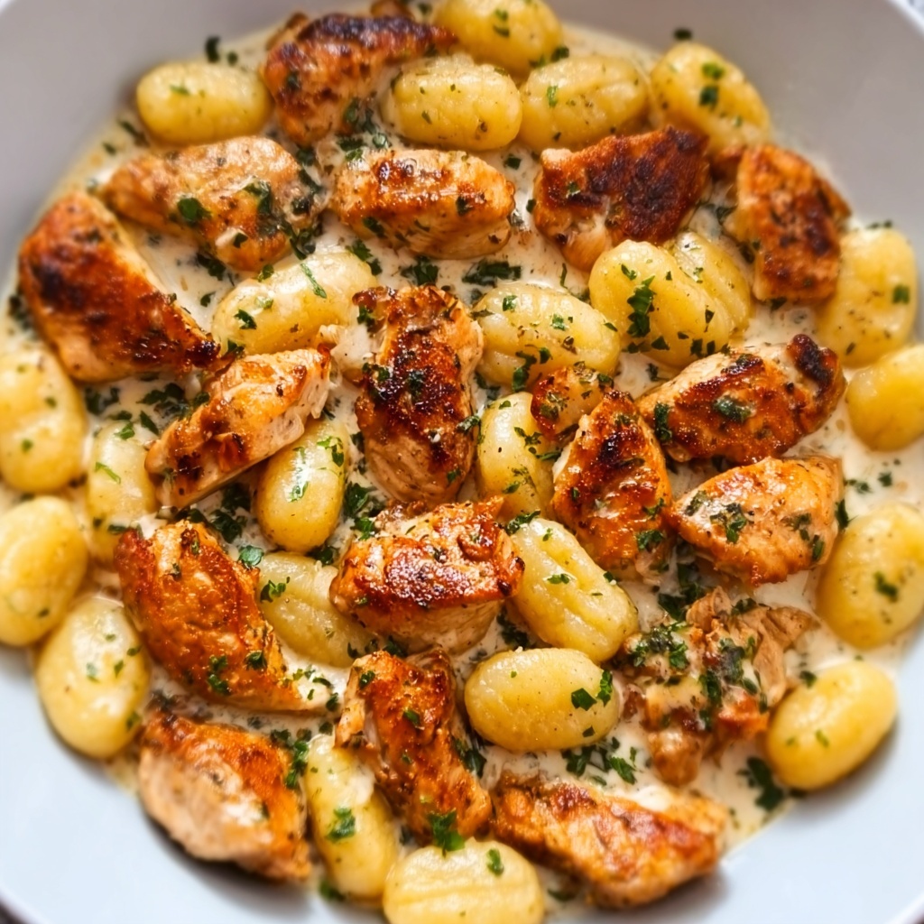 One-Pan Chicken and Gnocchi Recipe - Recipe Image
