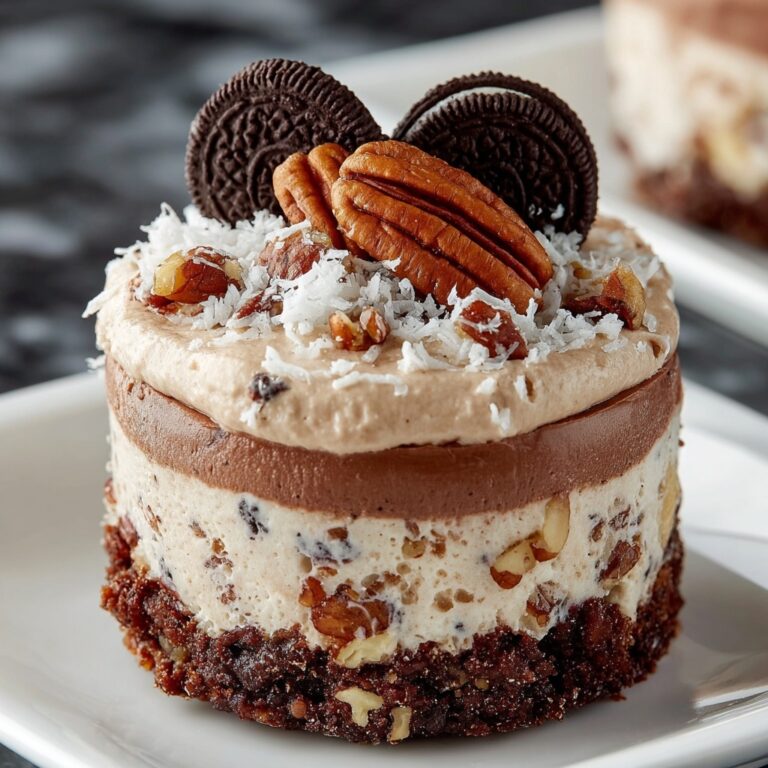 No-Bake German Chocolate Cheesecake Recipe