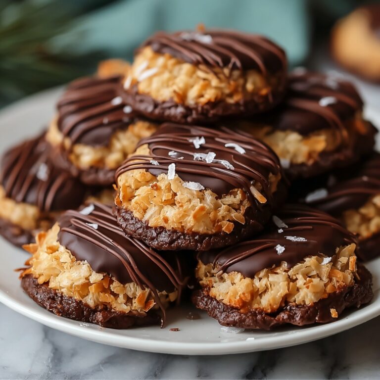 No-Bake Samoa Cookies: A Sweet Delight Recipe