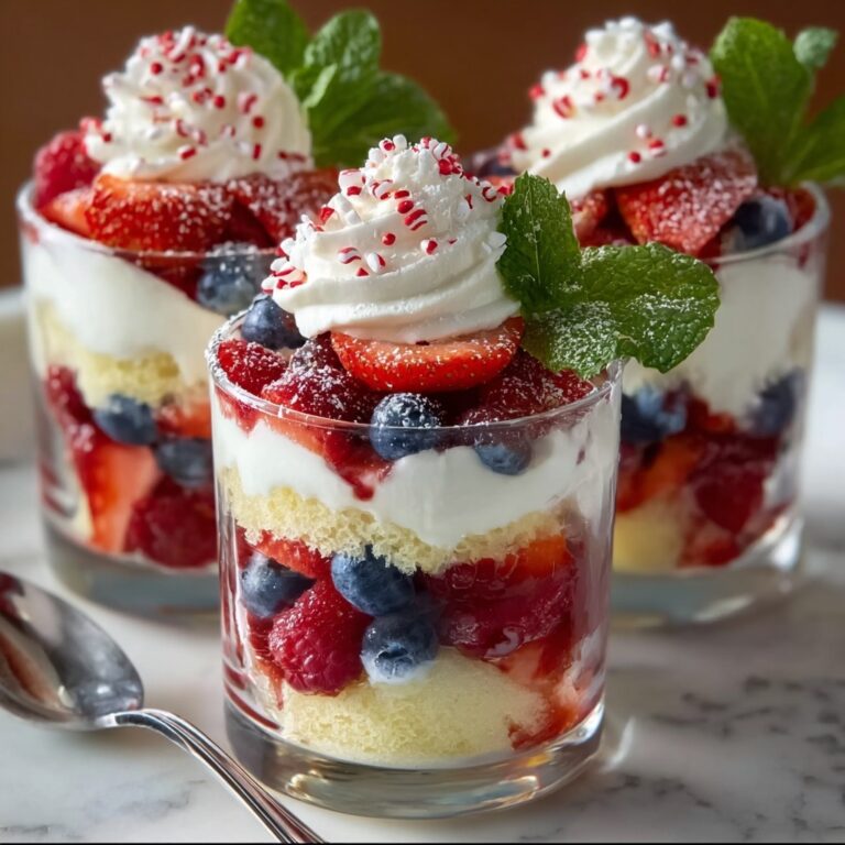 Creamy Christmas Trifle Parfait Shots Recipe