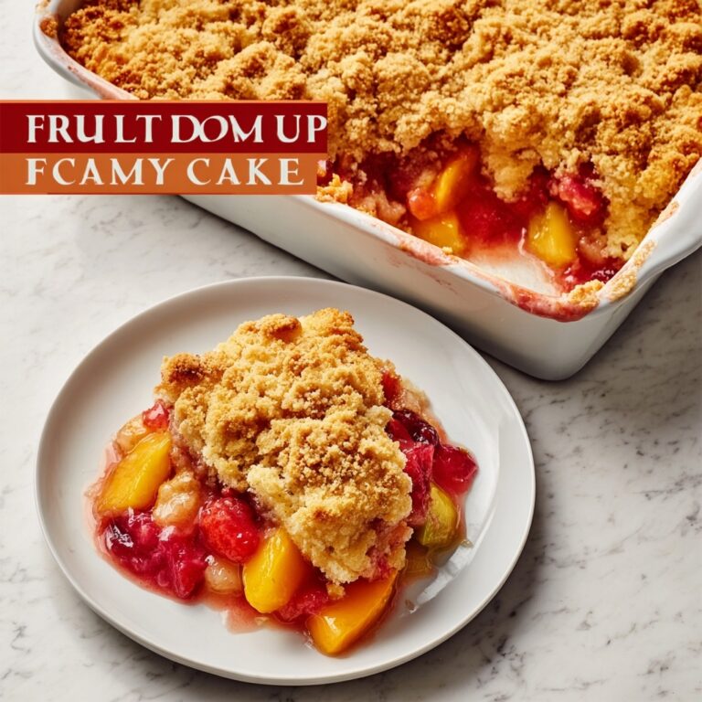 Fruit Cocktail Dump Cake Recipe