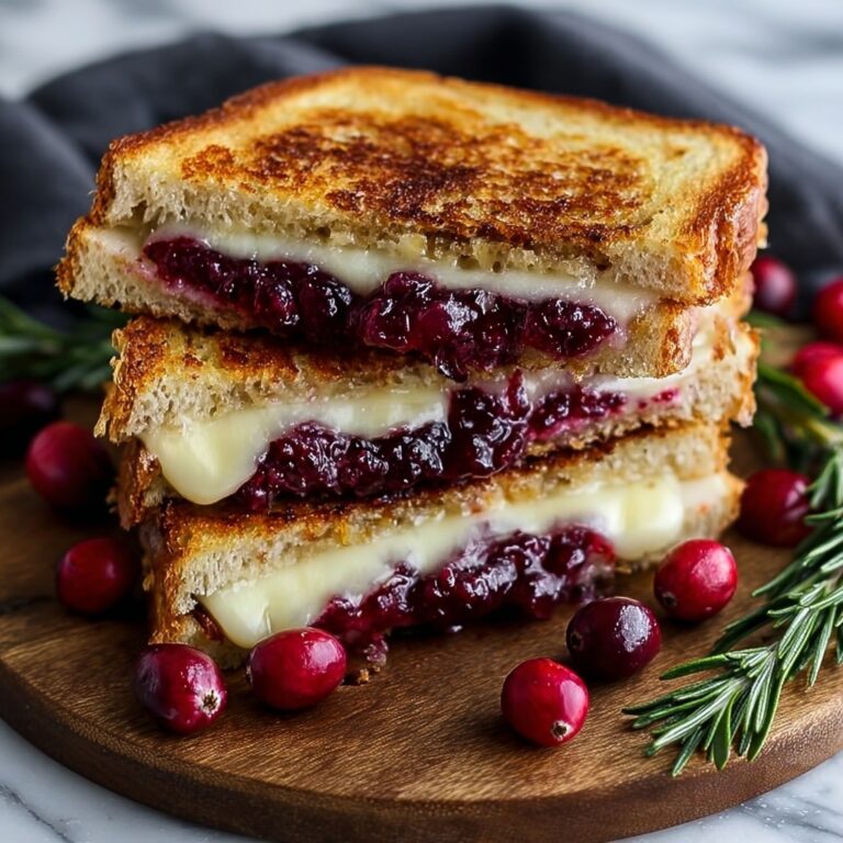 Cranberry Brie and Mozzarella Grilled Sandwich Recipe