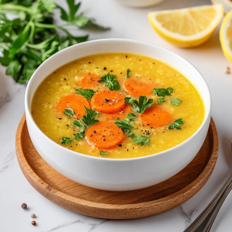 Lemon Lentil Soup Recipe