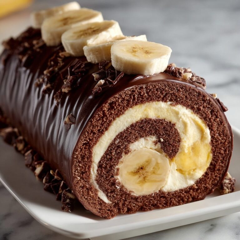 Banana Chocolate Dream Roll – A Delicious, Creamy Dessert Delight Recipe