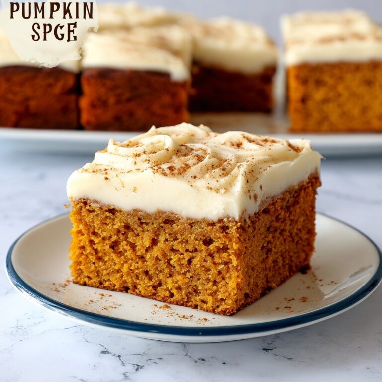 Pumpkin Spice Cake with Cream Cheese Frosting Recipe