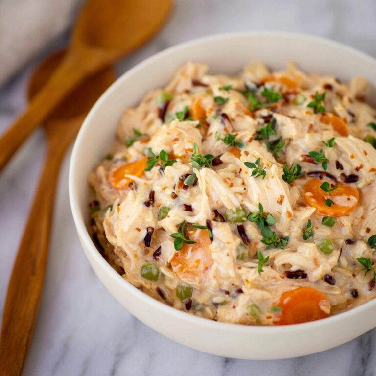 Crockpot Chicken & Wild Rice Soup Recipe