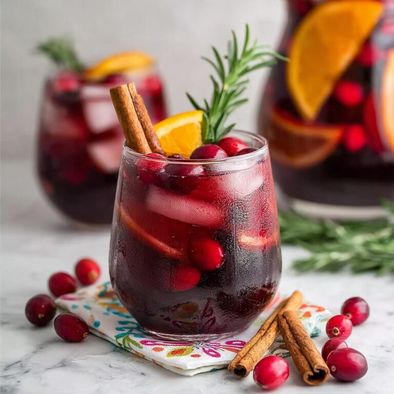Festive Red Wine Sangria Recipe