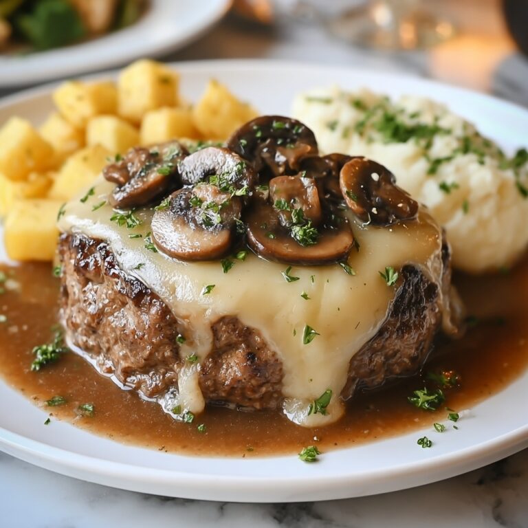 Mushroom Swiss Cheese Meatloaf Recipe