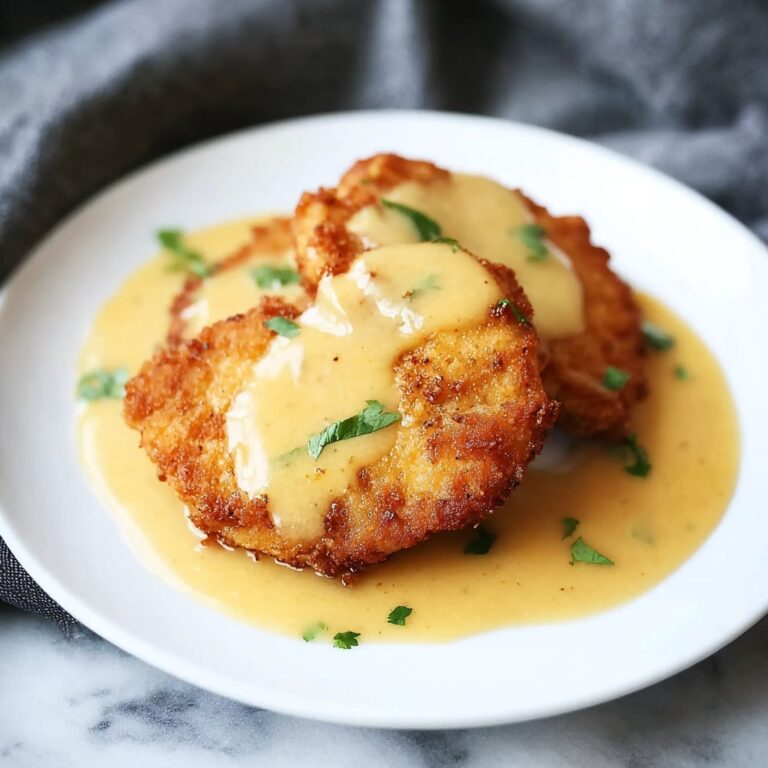 Pretzel Chicken with Mustard-Cheddar Sauce Recipe
