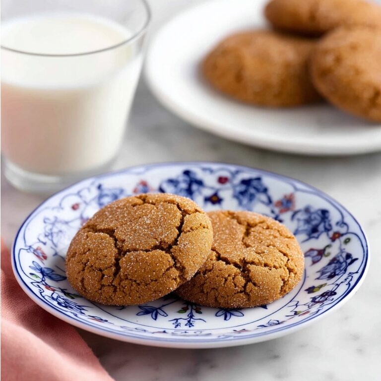 Gingersnap Cookie Recipe