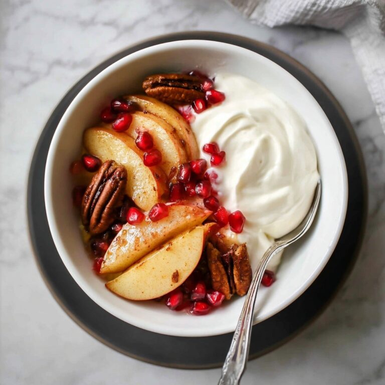 Spiced Baked Apples and Pears with Pomegranate and Pecans Recipe