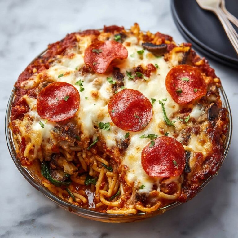 Loaded Pizza Spaghetti Bake Recipe